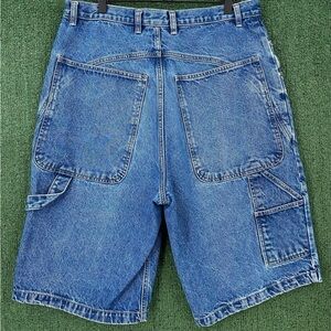 Vintage Y2K Extreme Limit Deep Pocket Carpenter Denim Jean Shorts Jorts Men’s 33